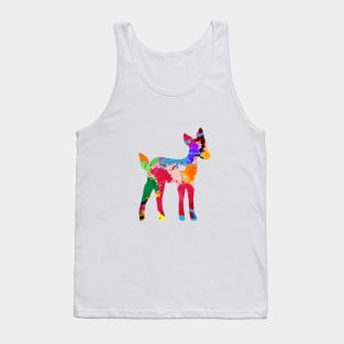 fawn Deer colorful happy gift Tank Top